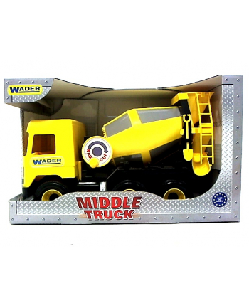 WADER middle truck betoniarka żółta 32124