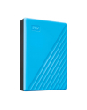 western digital Dysk zewnętrzny WD My Passport, 2.5'', 4TB, USB 3.2, niebieski - nr 30