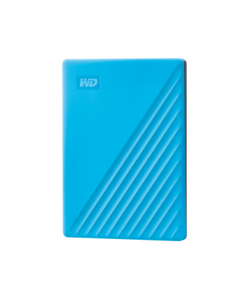western digital Dysk zewnętrzny WD My Passport, 2.5'', 4TB, USB 3.2, niebieski