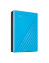 western digital Dysk zewnętrzny WD My Passport, 2.5'', 4TB, USB 3.2, niebieski - nr 56