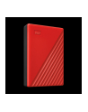 western digital Dysk zewnętrzny WD My Passport, 2.5'', 4TB, USB 3.2, czerwony - nr 3
