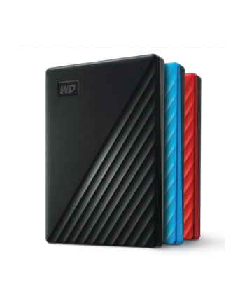 western digital Dysk zewnętrzny WD My Passport, 2.5'', 4TB, USB 3.2, czerwony