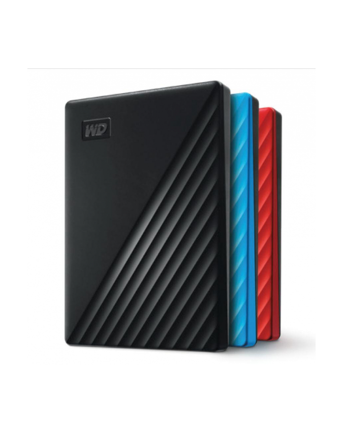 western digital Dysk zewnętrzny WD My Passport, 2.5'', 4TB, USB 3.2, czerwony główny