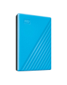 western digital Dysk zewnętrzny WD My Passport, 2.5'', 2TB, USB 3.2, niebieski - nr 55