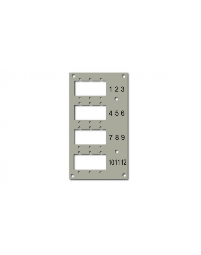 efb elektronik EFB Panel przedni do przełącznicy na szynę DIN EFB 53705.1v3, 12xSC Simp/LC Dupl główny