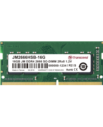 Transcend JM 16GB DDR4 2666 SO-DIMM