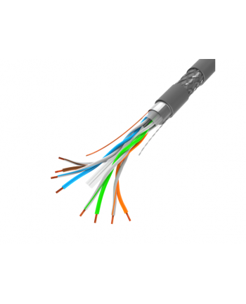 Lanberg kabel instalacyjny SFTP, kat. 6, drut CU, 305m, szary