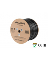 Lanberg kabel instalacyjny UTP, kat. 5e, drut OUTDOOR CU, 305m, czarny - nr 10