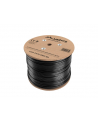 Lanberg kabel instalacyjny UTP, kat. 6, drut OUTDOOR CU, 305m, czarny - nr 17