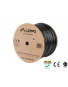 Lanberg kabel instalacyjny FTP, kat. 6, drut OUTDOOR CU, 305m, czarny - nr 20