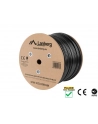 Lanberg kabel instalacyjny UTP, kat. 6, drut OUTDOOR CU, 305m, czarny - nr 10