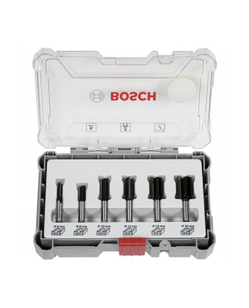 bosch powertools Bosch cutter set 6 pcs Straight 8mm shank - 2607017466