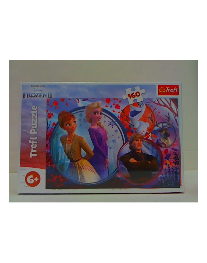 Puzzle 160el Siostrzana przygoda. Disney Frozen II 15374 Trefl główny