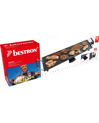 Bestron plancha griddle ABP603 (black, 1,000 watts)