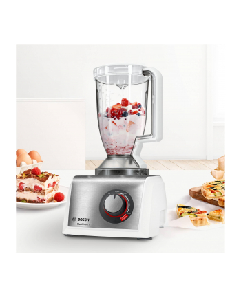 Bosch Compact food processor rounder 8 MC812S814 (white / brushed stainless steel)