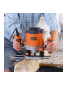black+decker BLACK + DECKER electronics router KW1200E-QS (orange / black, 1,200 watts) - nr 7