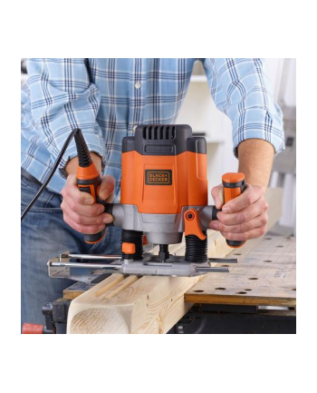 black+decker BLACK + DECKER electronics router KW1200E-QS (orange / black, 1,200 watts) nr 1