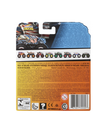 Hot Wheels Monster Trucks 1:64 The-Cast Bone - GJY18