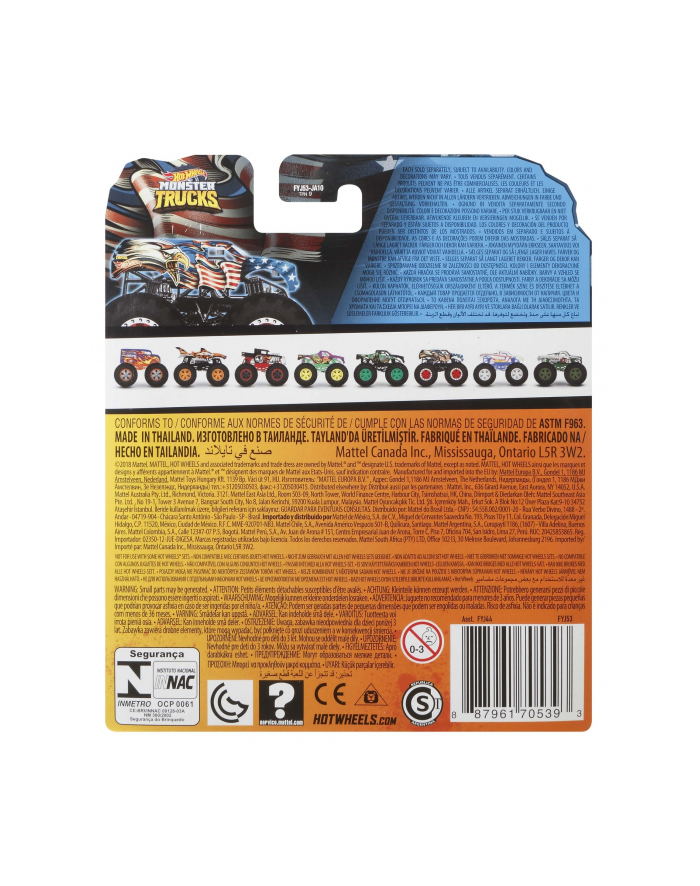 Hot Wheels Monster Trucks 1:64 The-Cast Bone - GJY18 główny