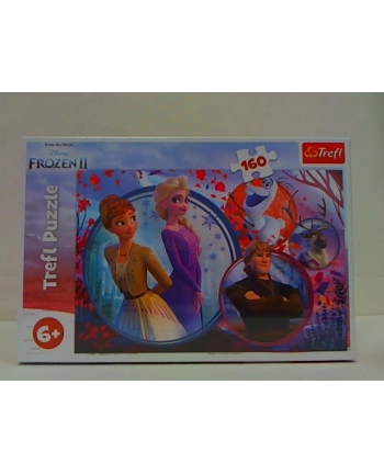 Puzzle 160el Siostrzana przygoda. Disney Frozen II 15374 Trefl nr 1