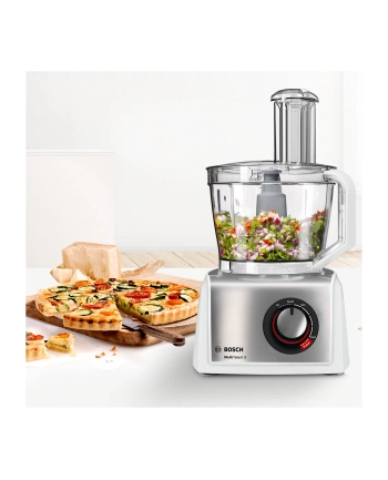 Bosch Compact food processor rounder 8 MC812S814 (white / brushed stainless steel) nr 1