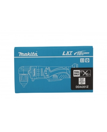 Makita cordless angle drill DDA351Z, 18 Volt (black / blue, without battery and charger) nr 1