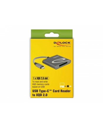 Delock USB-C Card Reader f. XQD 2.0 - memory cards nr 1