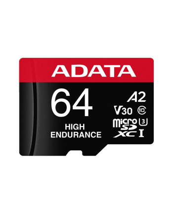ADATA High Endurance 64 GB, memory card (Class 10, UHS-I U3, V30, A2) nr 1