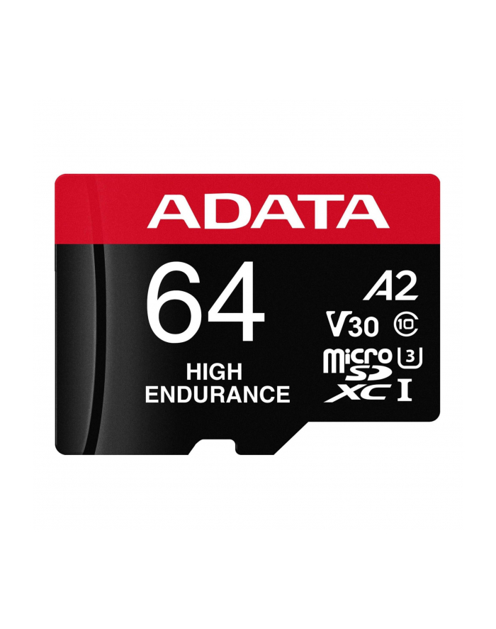 ADATA High Endurance 64 GB, memory card (Class 10, UHS-I U3, V30, A2) główny