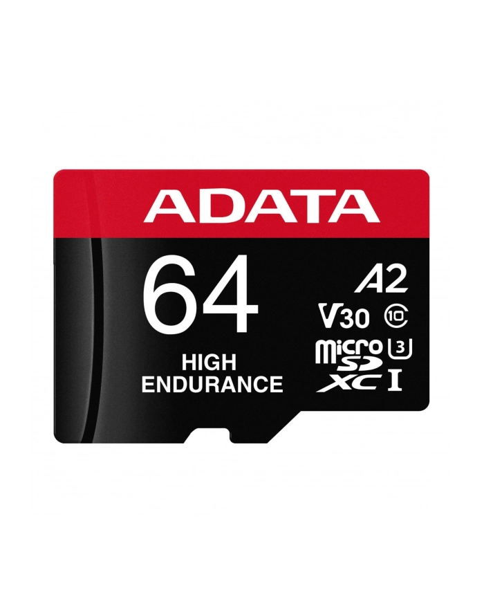 ADATA High Endurance 64 GB, memory card (Class 10, UHS-I U3, V30, A2) główny