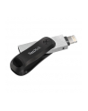 SanDisk iXpand Go 128GB, USB flash drive (black / silver, USB-A 3.2 (5 Gbit / s) Apple Lightning Connector) - nr 52
