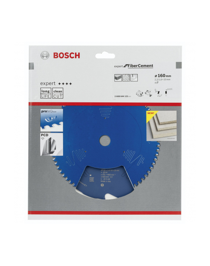 bosch powertools Bosch Circular Saw Blade EX FC H 160x20-4 - 2608644121 główny