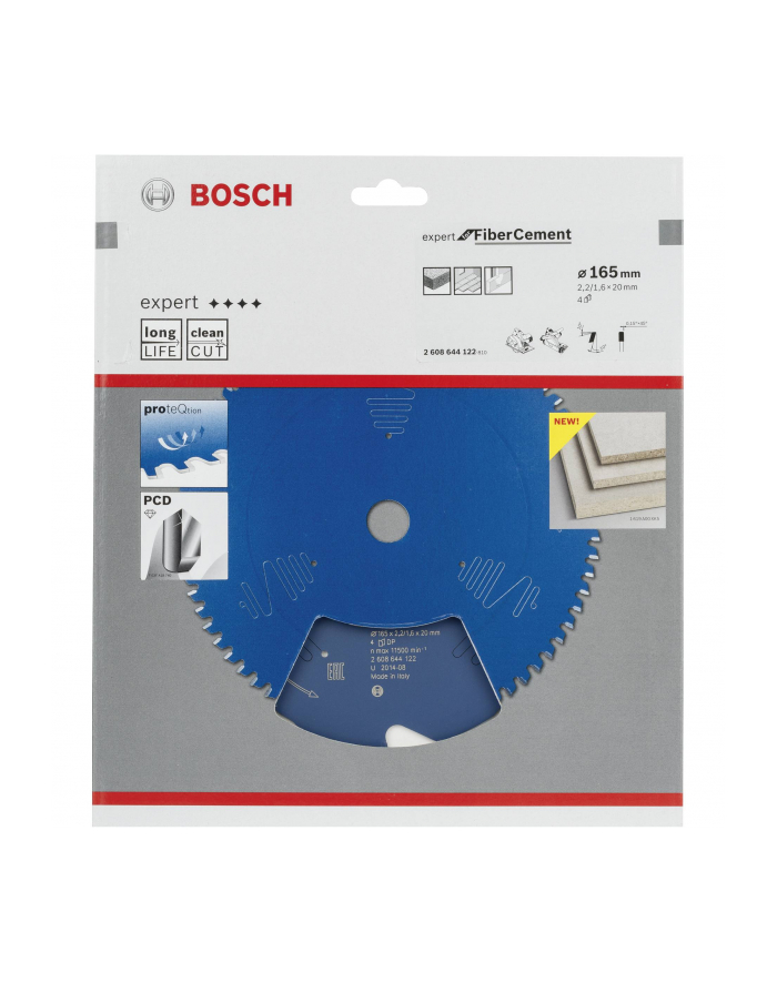 bosch powertools Bosch Circular Saw Blade EX FC H 165x20-4 - 2608644122 główny