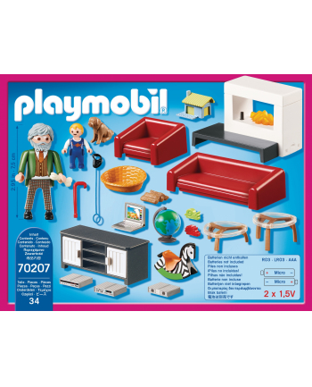 PLAYMOBIL 70207 Cozy living room, construction toys