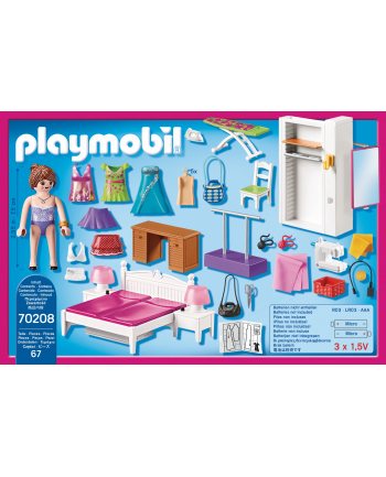 PLAYMOBIL 70208 bedroom with nearby corners, construction toys