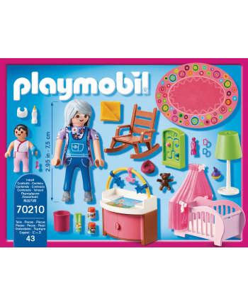 PLAYMOBIL 70210 baby room, construction toys