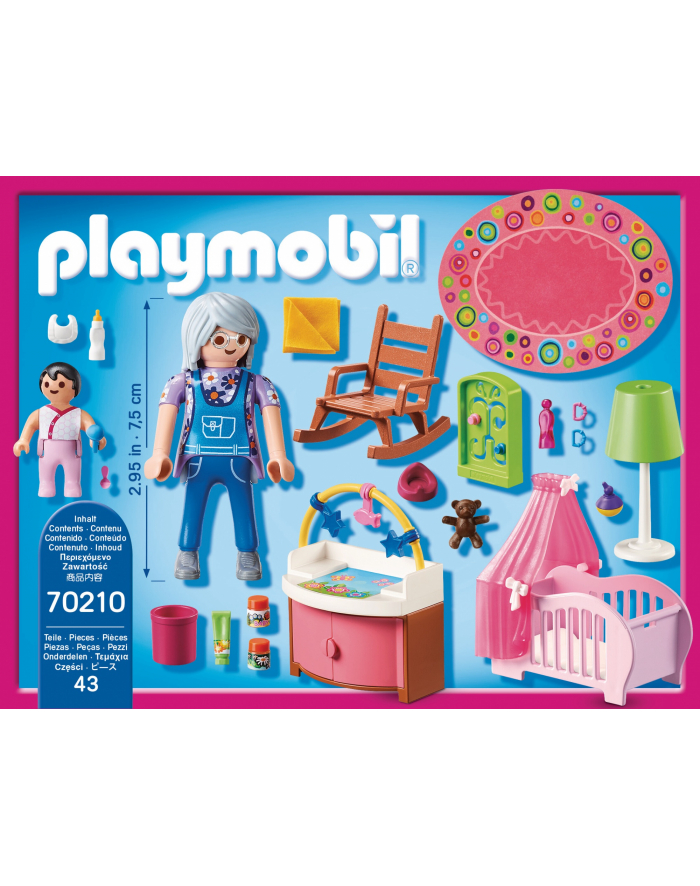 PLAYMOBIL 70210 baby room, construction toys główny