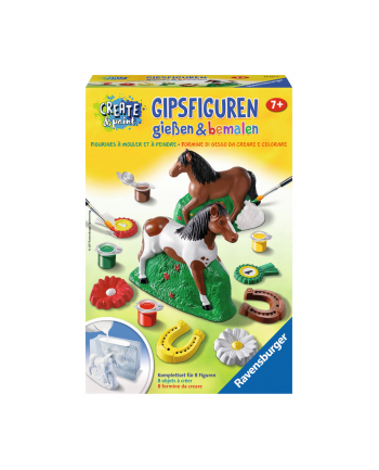 Ravensburger plaster figures + paint: horse - 285228