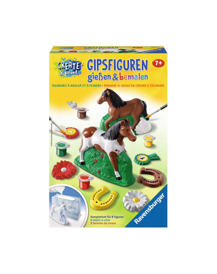 Ravensburger plaster figures + paint: horse - 285228 główny