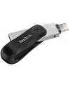 SanDisk iXpand Go 128GB, USB flash drive (black / silver, USB-A 3.2 (5 Gbit / s) Apple Lightning Connector) - nr 40