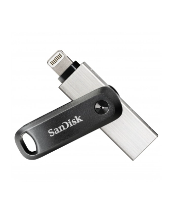 SanDisk iXpand Go 256 GB, USB flash drive (black / silver, USB-A 3.2 (5 Gbit / s) Apple Lightning Connector) nr 1