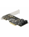 DeLOCK 5P SATA PCIe x4 - Low Profile - nr 4