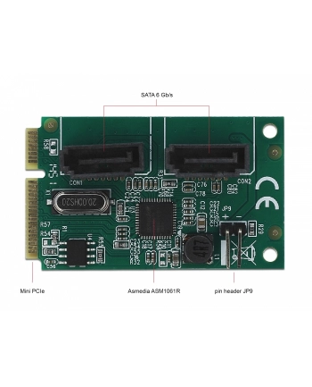 DeLOCK mini PCIe Konv.> 2xSATA m. RAID nr 1