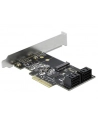DeLOCK 4P SATA & 1Slot M.2 PCIe x4 -LP - nr 14