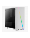 Aerocool Cylon Mini Tower Chassis (white / black, window kit) - nr 38