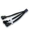 EKWB 3x splitter cable for 4 Pin PWM fan, 10cm, Y-cable (black) - nr 1