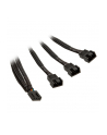 EKWB 3x splitter cable for 4 Pin PWM fan, 10cm, Y-cable (black) - nr 6