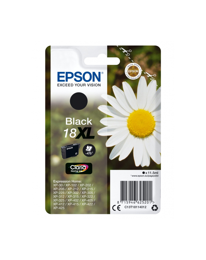 Epson Inkt BK 18XL C13T18114012 - Daisy główny