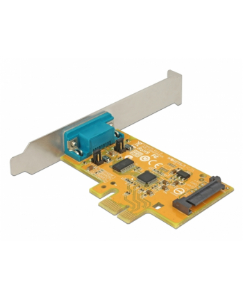DeLOCK PCIe> 1x Serial - with power supply ESD protection
