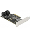 DeLOCK 5P SATA PCIe x4 - Low Profile - nr 2